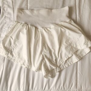 FP Movement by Free People Cream Athletic Shorts